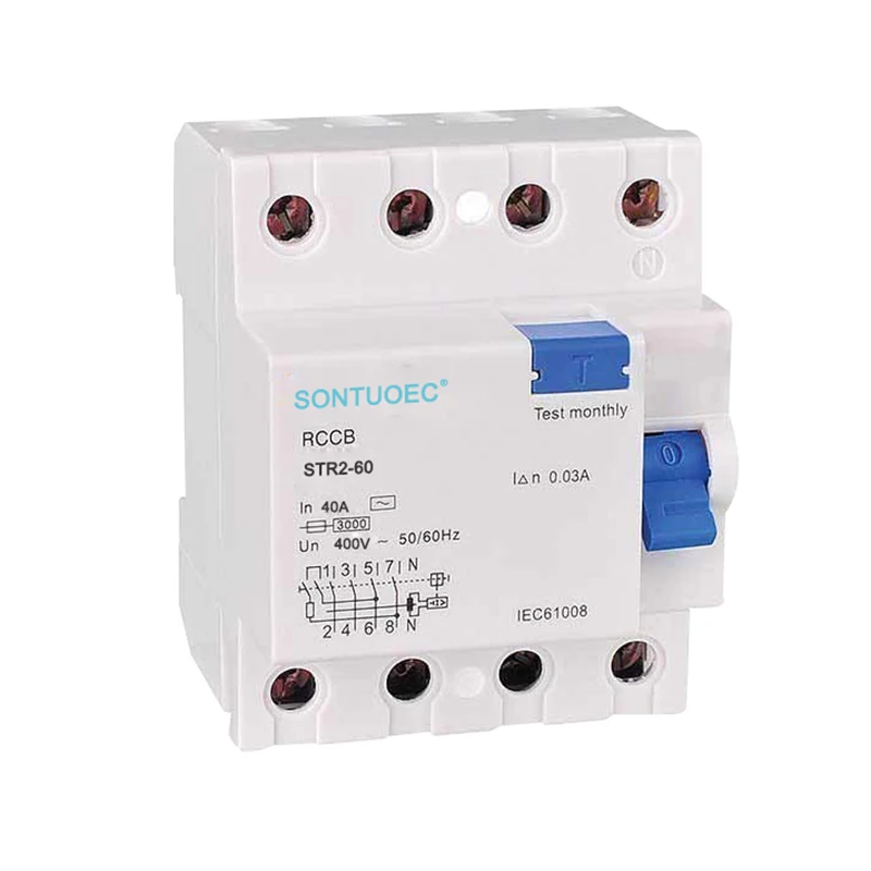 4P 63A /30Ma RCD AC tip