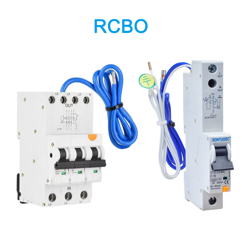 6Ka 3p+n prekidač propuštanja A (AC) tipa RCBO s kabelom