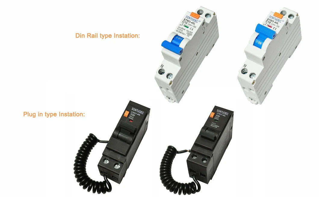 Plug in Type RCBO 1P+N