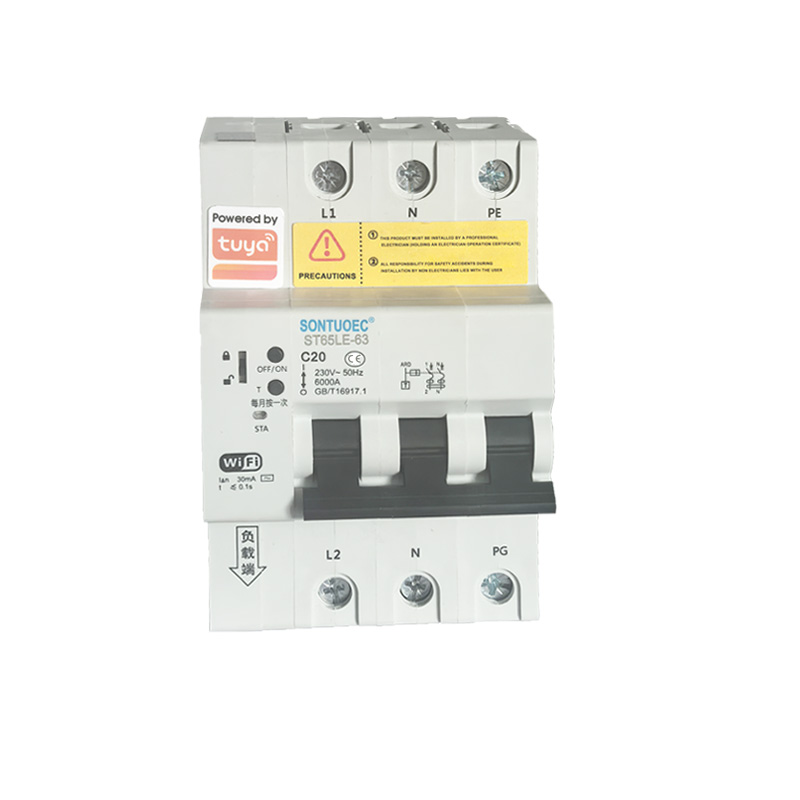 WiFi ST65LE-63wf2 serija multifunkcionalnih IoT inteligentnih RCBO inteligentnih prekidača